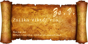 Zsilka Viktória névjegykártya